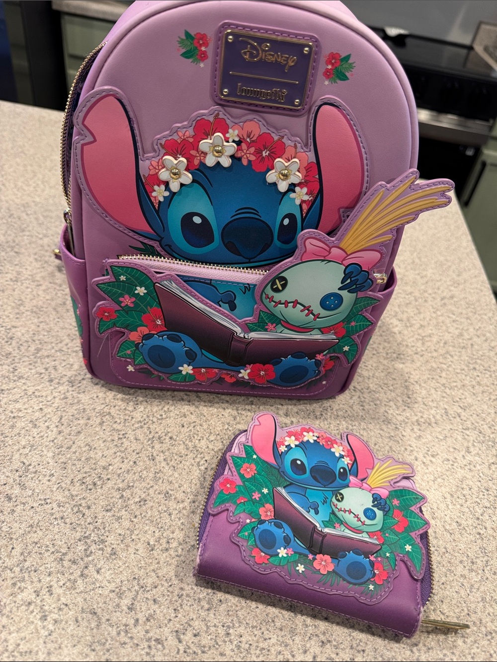 Lilo & Stitch Disney backpack & wallet